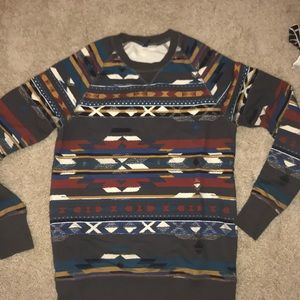 Aztec print sweatshirt